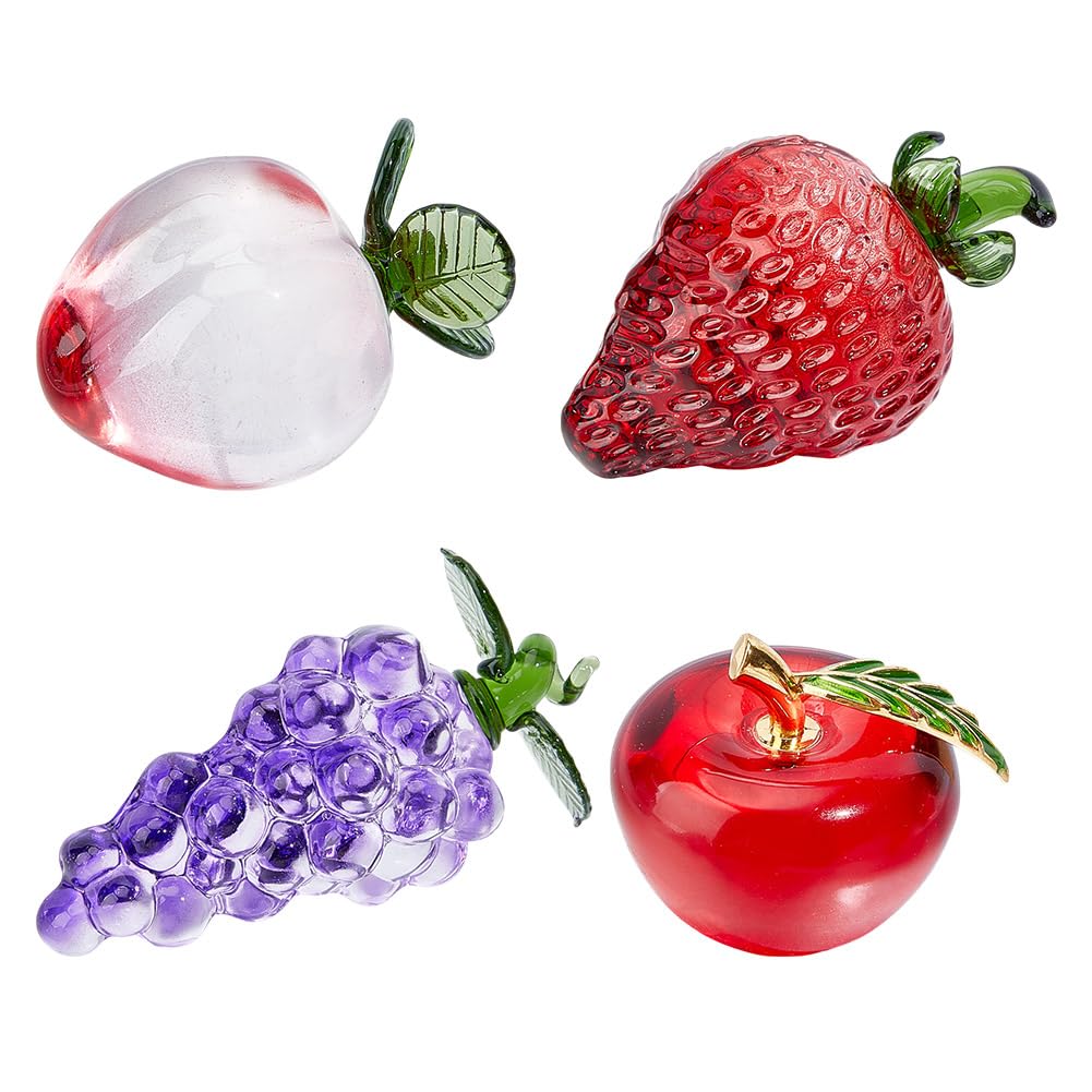 Fruits en verre soufflé artisanal d'exception pour décoration haut de gamme