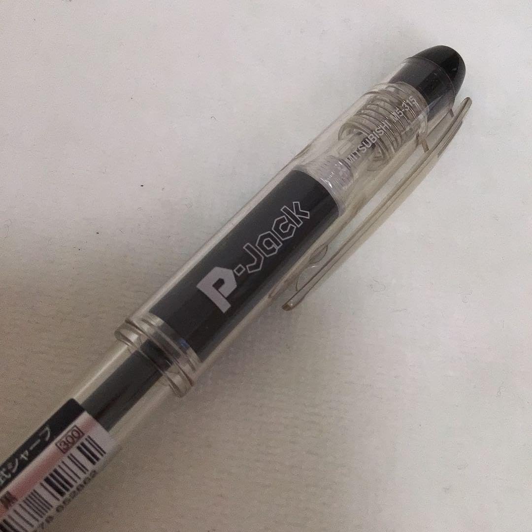 透明シャープペンシル 黒キャップ Amazon.co.jp: P‐jack ピージャック シャーペン 黒 キャップ式