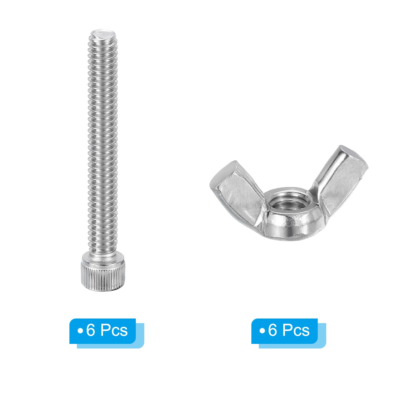 PATIKIL 2" Bat Pins, 6 Sets 304 Stainless Steel Pottery Pins Fits Any Standard Throwing Wheel Head Ceramic Bat - Image 3