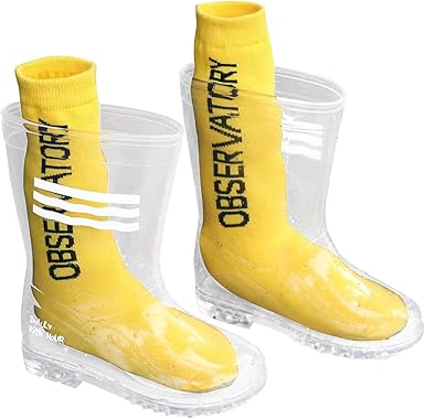 transparent rubber boots