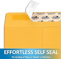 Vista 3 de ValBox - Sobres de catálogo autosellados de seguridad de 6 x 9 pulgadas, paquete de 250 sobres pequeños de papel kraft marrón para envío