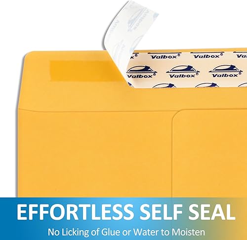 Miniatura 3 de ValBox Sobres de catálogo autoadhesivos de 10 x 13 pulgadas, 150 paquetes de sobres grandes de papel kraft marrón con solapa para despegar y sellar