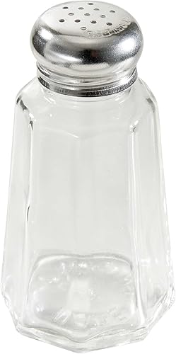 winco 12-Piece paneled Shaker con seta (Top, Transparente