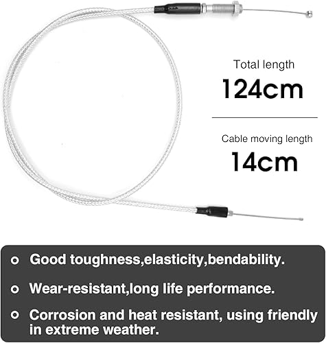 Miniatura 5 de Kit de empuñaduras de acelerador giratorio de 78 pulgadas y 0.866 in para CRF KLX TTR 110 125 150 200 250 cc Dirt Pit Bike