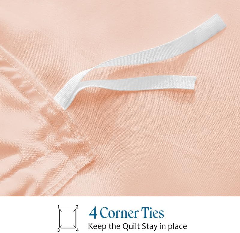 1-Piece Full Size Duvet Cover Only, 88" x 88", 100% Egyptian Cotton, 600 Thread Count, Peach Solid, Zipper Closure, Lightweight Cooling Duvet Cover, Soft Breathable Bedding
