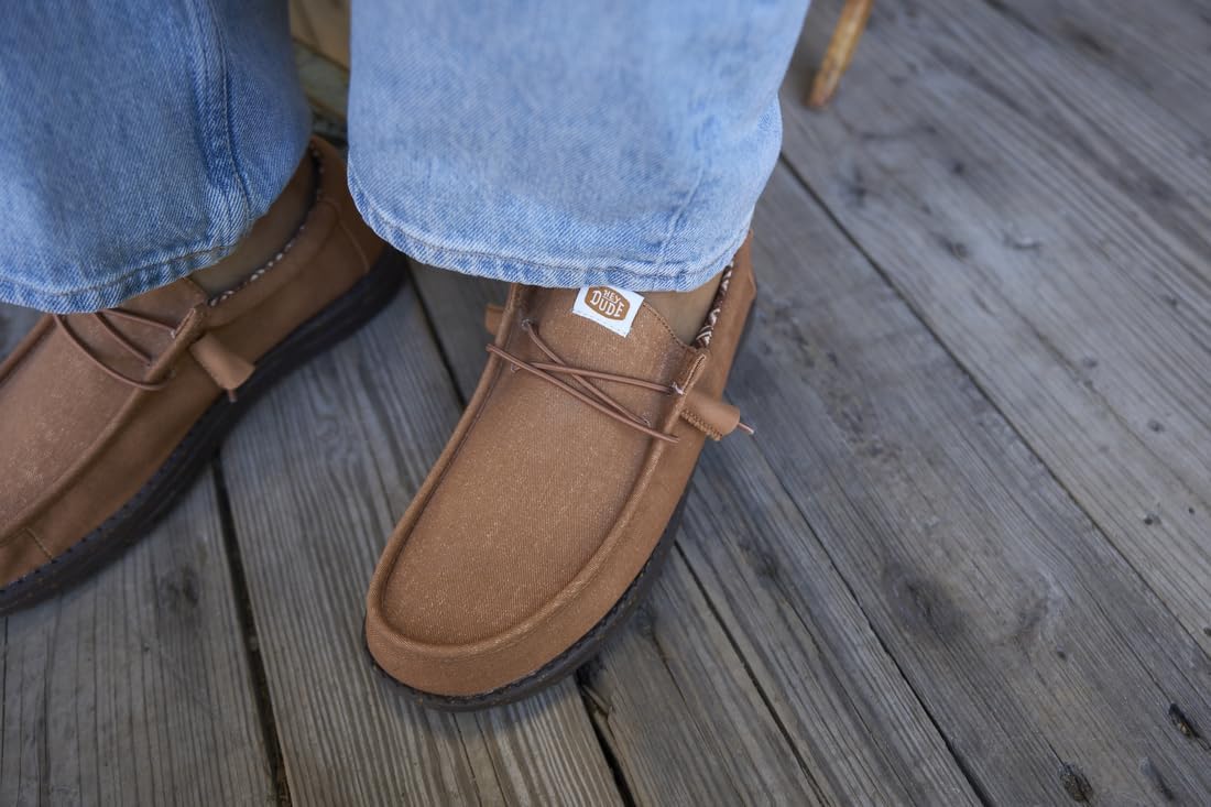 HEYDUDE Wendy Stretch Canvas Women’s Shoes, Women’s Slip-on Loafers, Comfortable & Light-Weight - Image 2