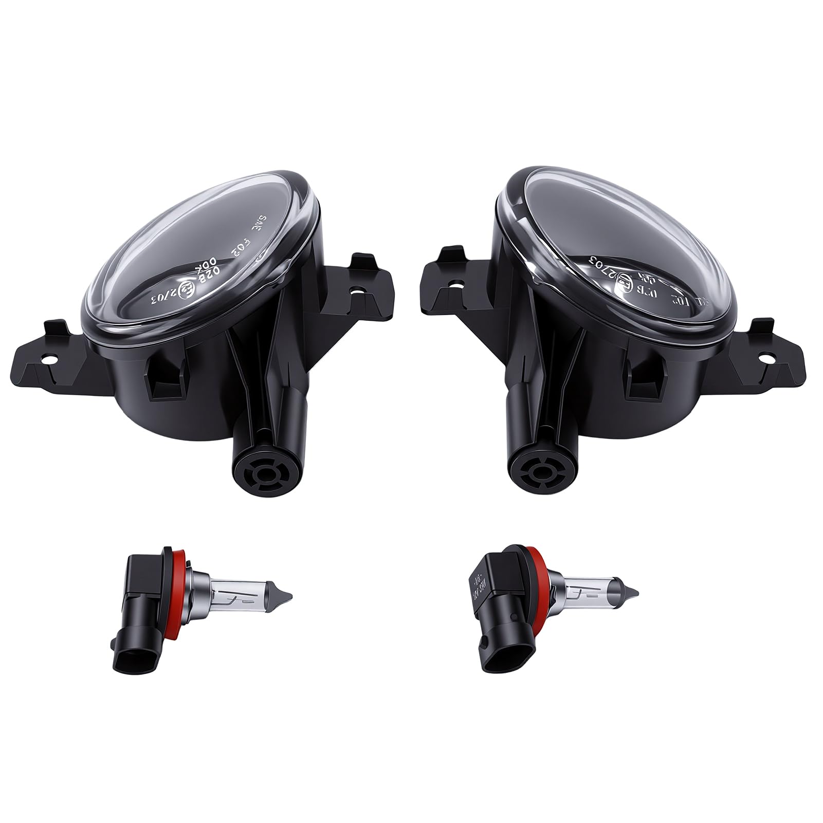 KIMISS Ensemble de Phares Antibrouillard Avant Transparents, OEM