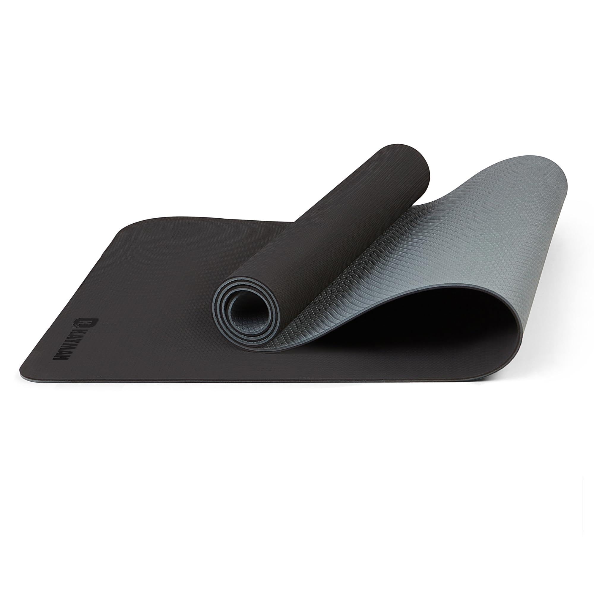 Yoga Mat – Multi-Purpose Extra Thick Foam Exercise Mats – Ideal Floor Mat for Pilates, Stretching, Resistance Workout & Therapy – Home & Gym Equipment Accessory for Men Women Kids –183 x 60cm