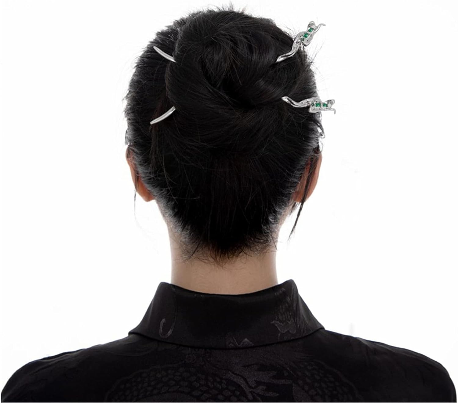 簪 中国の金属液化波髪箸ロングヘアスティック女の子の女性のヘアスタイル