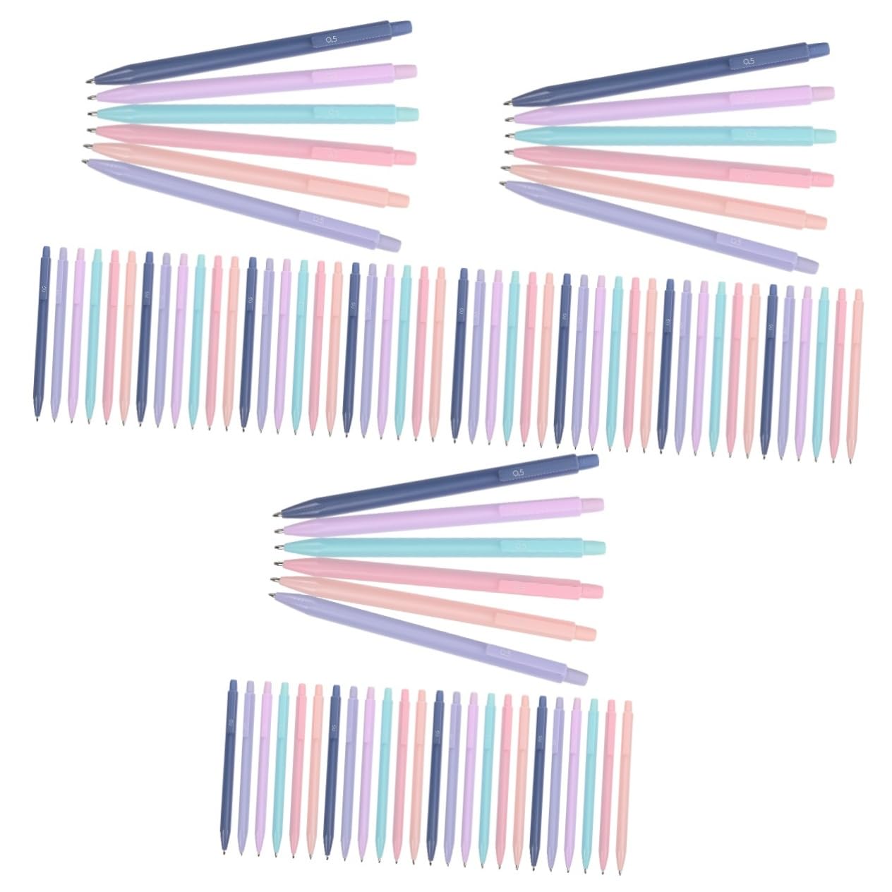 Angoily 3 Set Matite Meccaniche Automatiche Colorate Per Studenti Impugnatura Ergonomica Antiscivolo Design Per Scrittura E Ricaricabili E Facili Usare 30 Pezzi*3