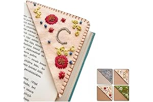 Personalized Embroidered Corner Bookmark, an Ode to Bookworms