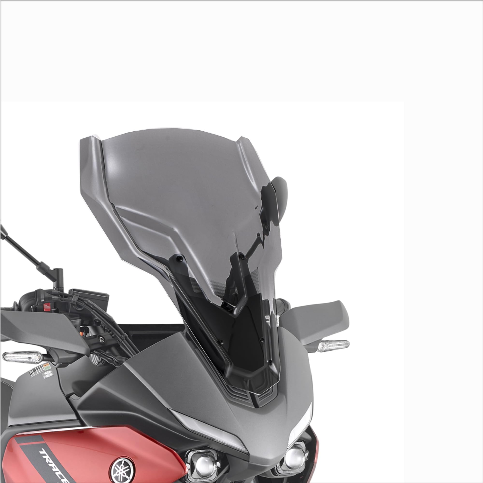 Cupolino Moto Parabrezza Plexiglass JD9 TOURING Fume Chiaro COMPATIBILE CON YAMAHA TRACER 7 2020-2024