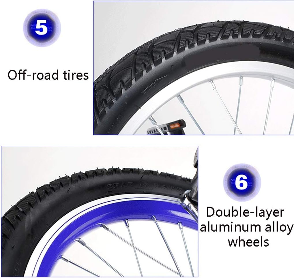 TXTC 18 Inch Wheel Unicycle, High-Strength Manganese Steel Fork, Adjustable Seat, Aluminum Alloy Buckle, Ergonomic Saddle Pedals, Balance Bike,for Women and Men Outdoor Sports