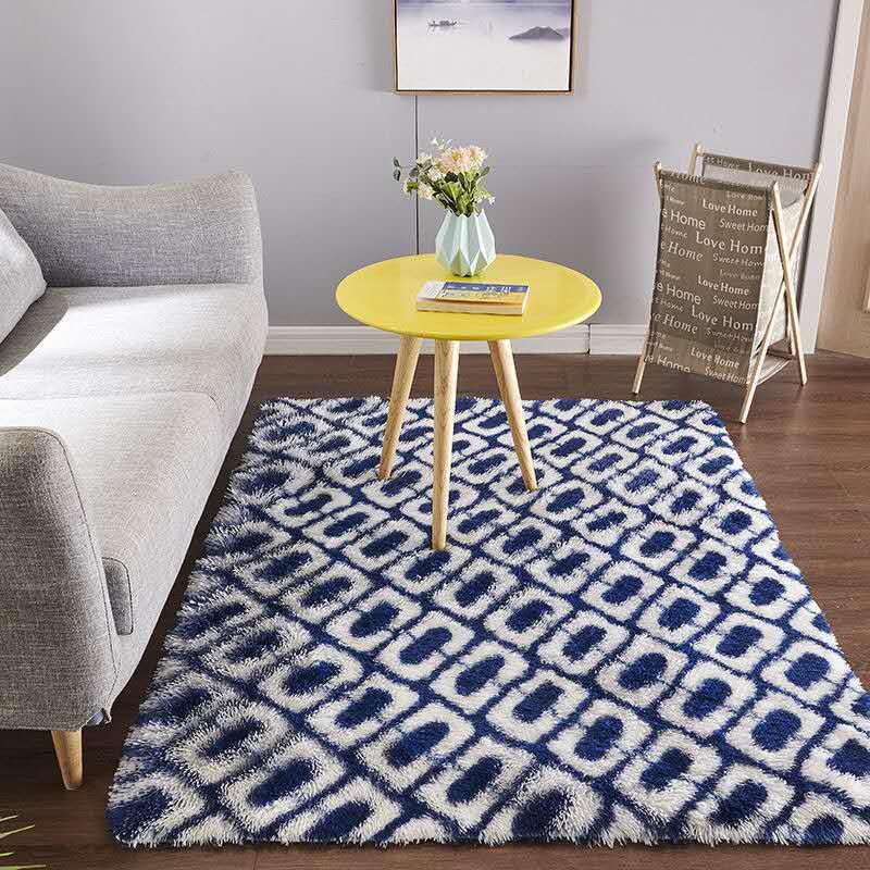 Rugs Living Room Large,Washable Grey Area Rugs for Bedroom, Anti Slip Modern Super Soft Thick Pile Small Fluffy Shaggy Rug Non Shedding,18,80 * 150cm