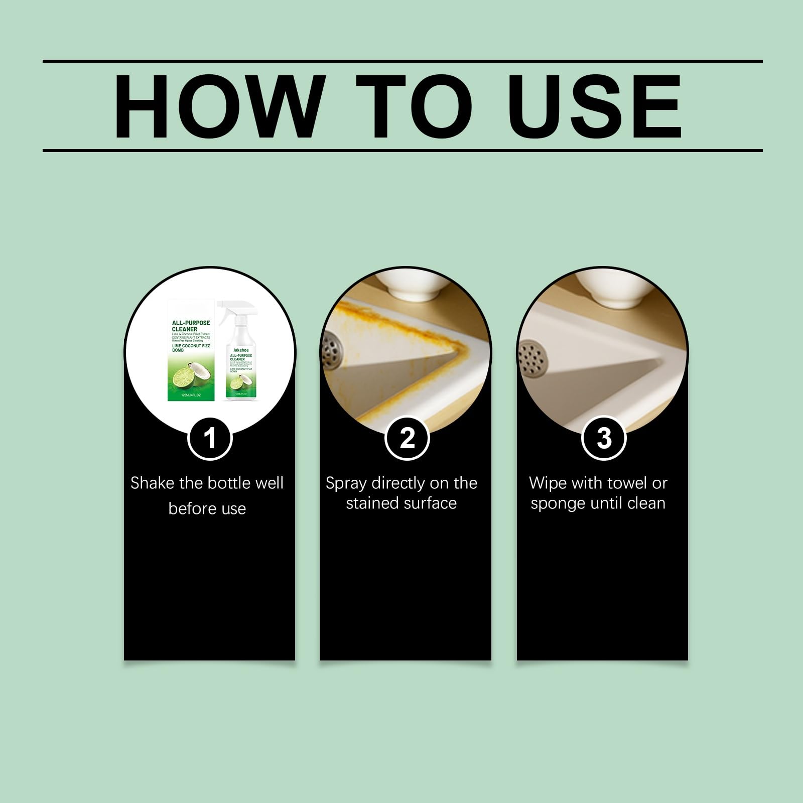 Limpiadores multiusos, limpiador de espuma, spray limpiador de grasa de cocina, tapicería de sofá, interior del coche, suelo de madera de Hadwood, limpieza de electrodomésticos (5PCS)