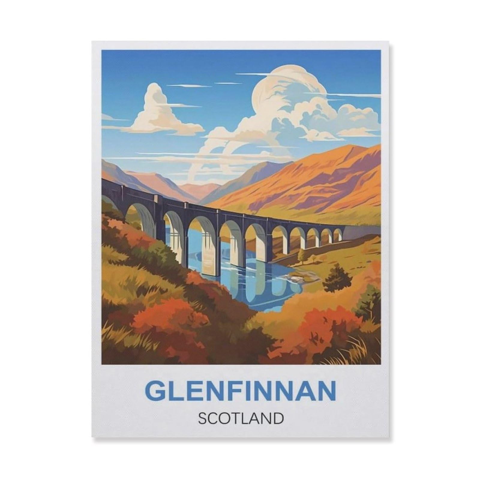 Tin Sign，Glenfinnan Scotland(15x30cm）