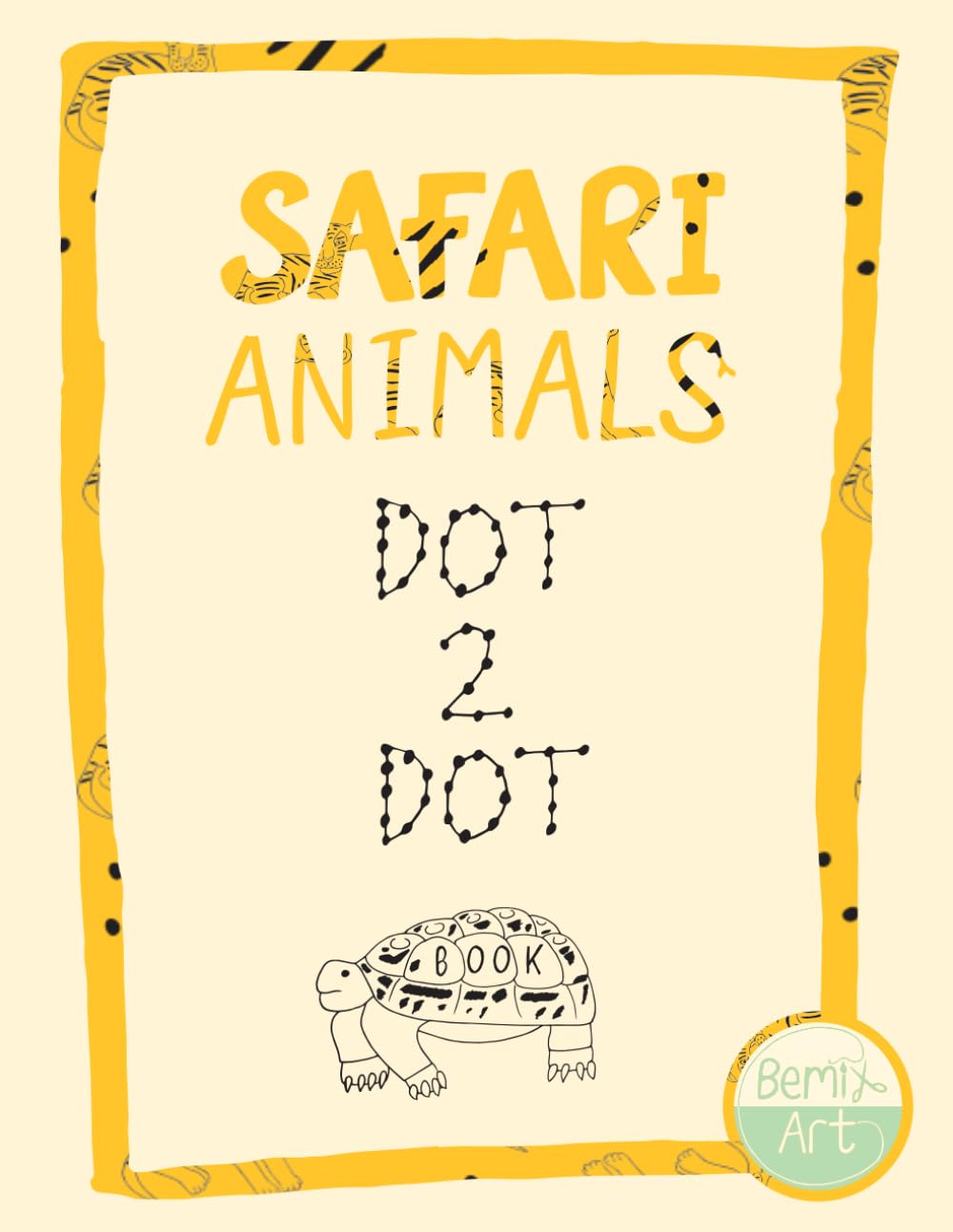 Safari Animals Dot to Dot Book