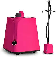 Vaporizador De Roupas Colorido De Chão, 2000W, Profissional, Com Suporte, Para Uso Comercial, Com Reservatório De Água De 1,8L Para 45 Minutos De Vaporização, Cor Cereja.