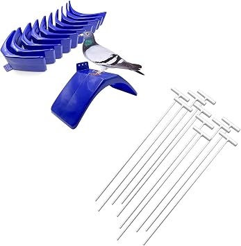 Pigeon Supplies,10PCS Racing Pigeons Perches,10pcs Racing Pigeon Birdcage Entrance Trap