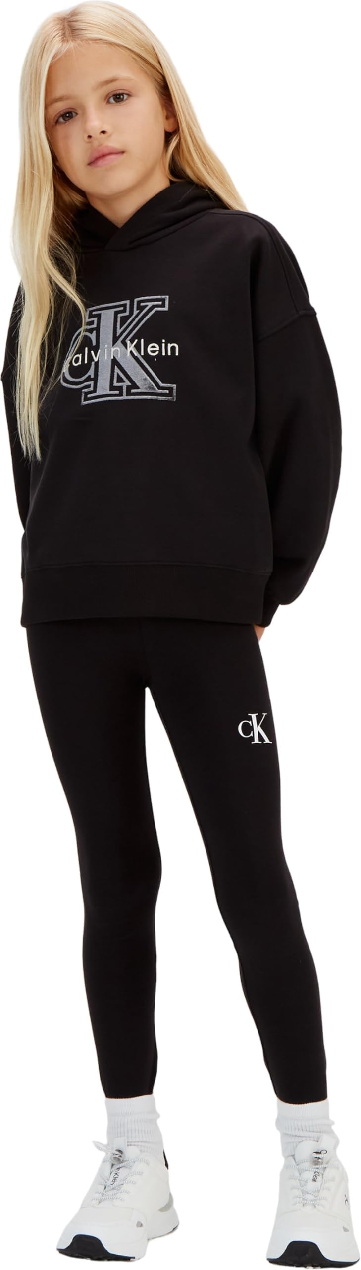Calvin Klein Legginsy dziewczęce