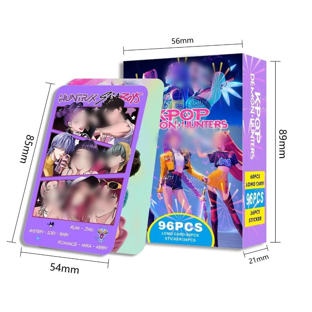96 PCS K-POP Girl Group Photocard Set, Wall Display and Trading