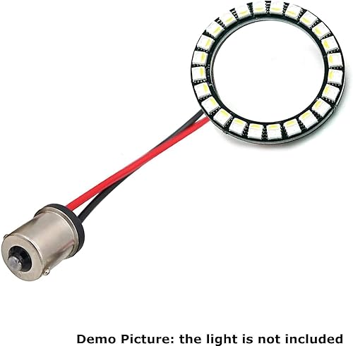 Miniatura 5 de iJDMTOY 11567506 Adaptador macho Arnés de cableado compatible con la lámpara delanteratrasera de la motocicleta del coche Luces de señal de giro