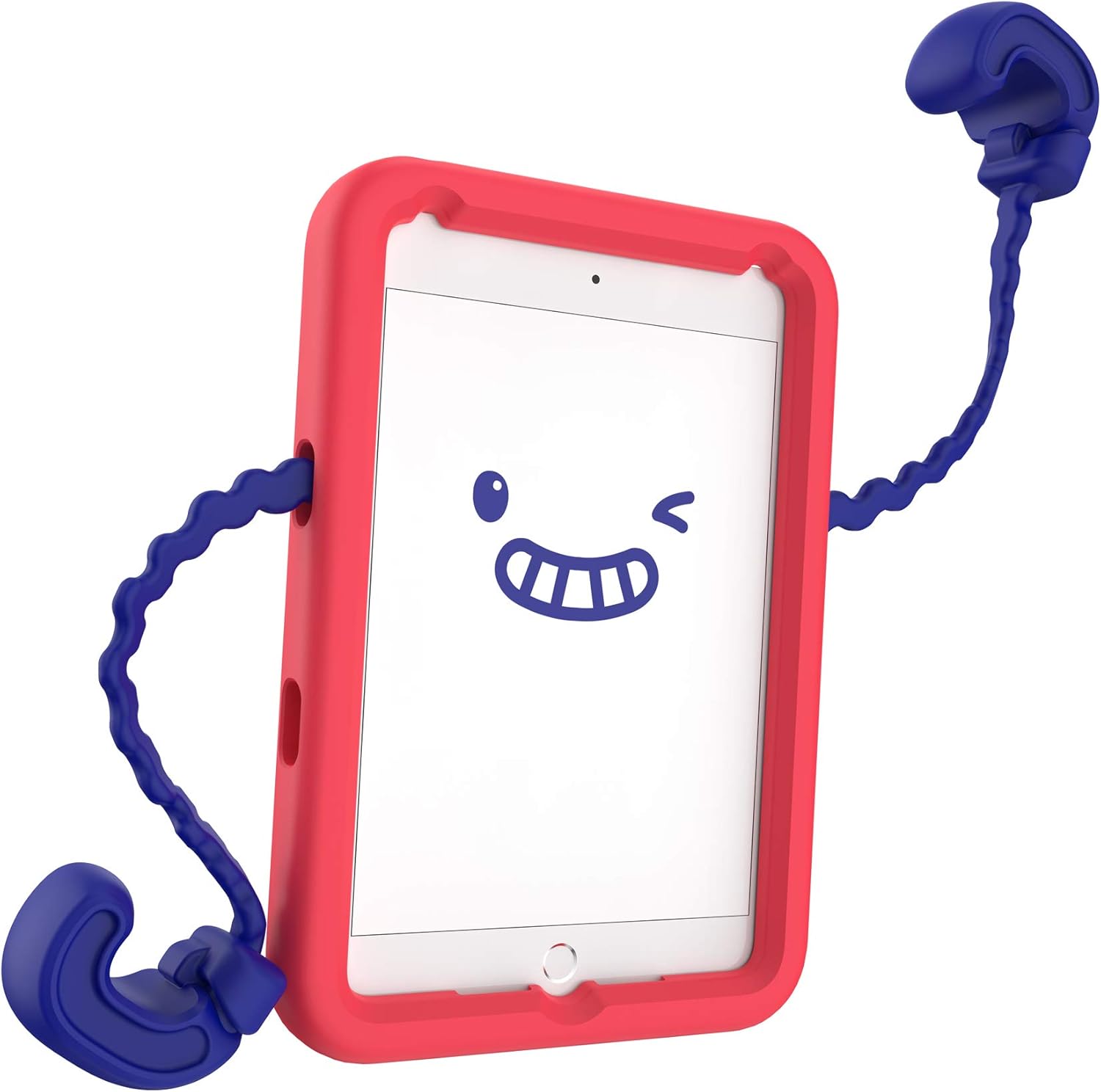 Speck Products Case-E, Fits iPad mini 4 Case (2019), Case for Kids, Sandia Red/Brilliant Blue