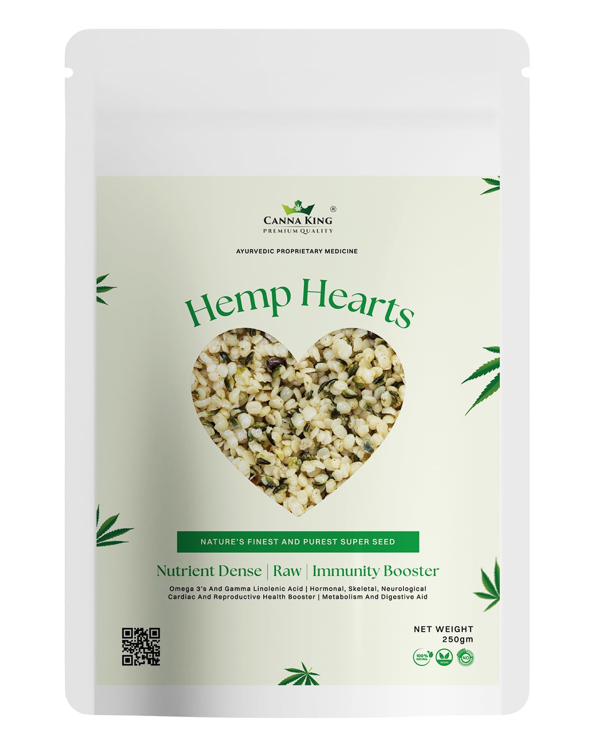 Cannaking Hemp Hearts 250g Superfood, Natural & Vegan Omega 3,6 & 9 source (B0D3M597CH) Amazon Price History, Amazon Price Tracker