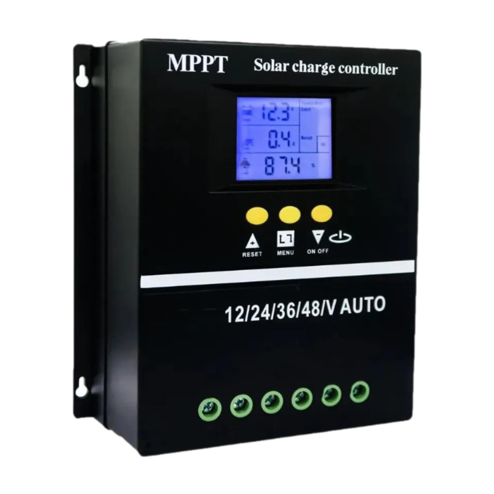 Solar Charge Controller Double USB Port 12V 24V 36V 48V Adjustable Mppt 100A-image-28