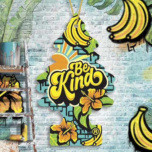 Image of LITTLE TREES Car Air Freshener | Hanging Tree Provides Long Lasting Scent for Auto and Home | 24 Air Fresheners |Be Kind