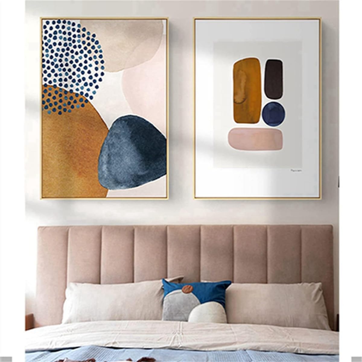 Modern Abstract Art Wall Pictures Aesthetic Flowers and Plants Pictures Boho Decorative Pictures Bohemian Beach Poster Set - Image 3