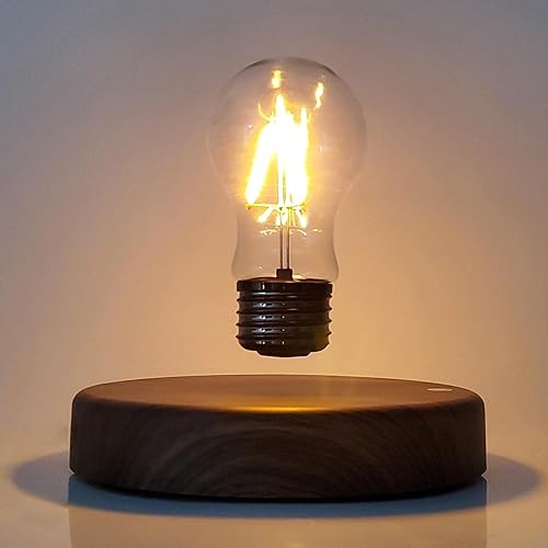Miniatura 2 de Lámpara de bombilla levitante magnética flotante LED lámpara de escritorio lámpara de mesa lámpara de noche, luz giratoria automática de 360 grados