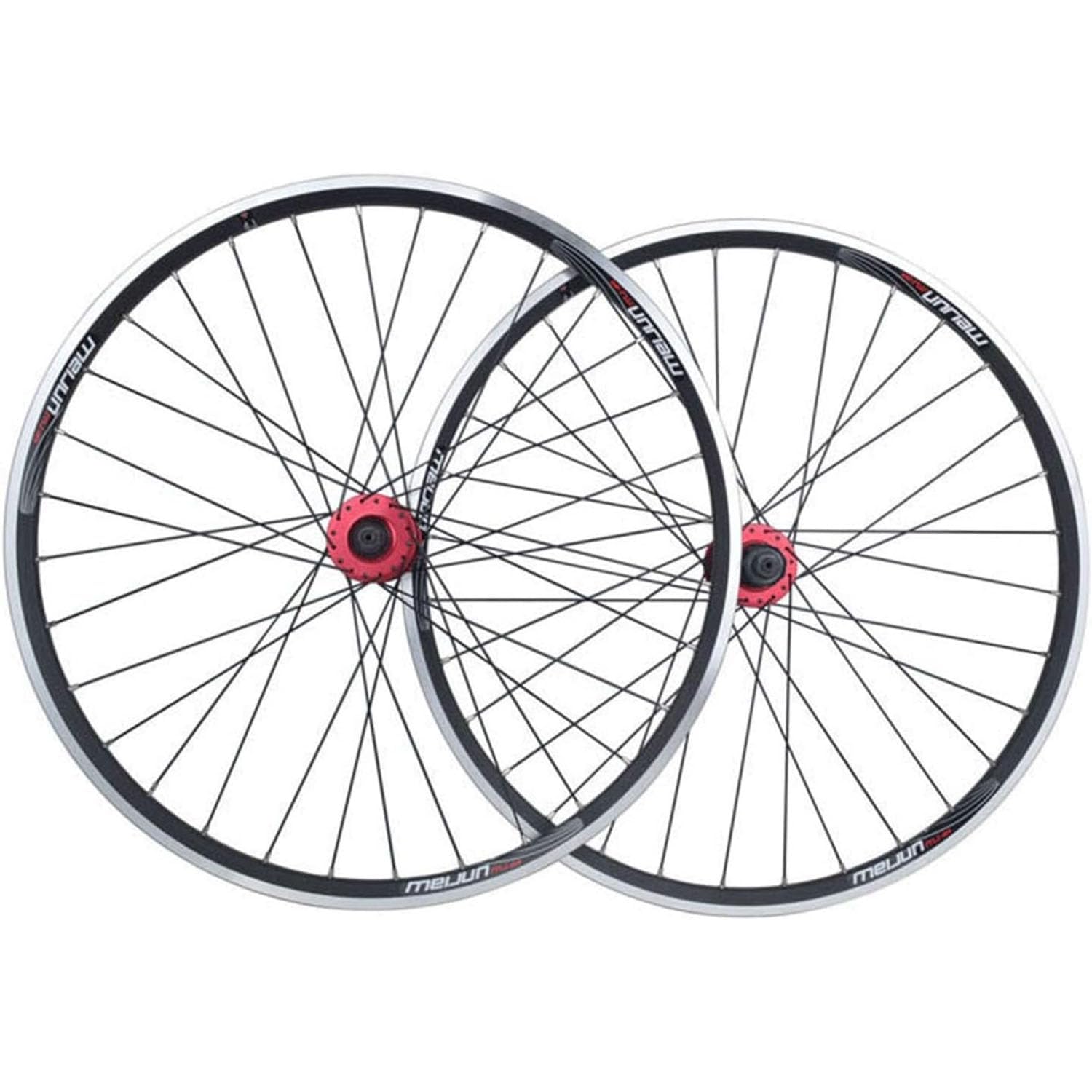 Jante de vélo de route et montagne 26 pouces avec moyeu en aluminium noir à haute résistance