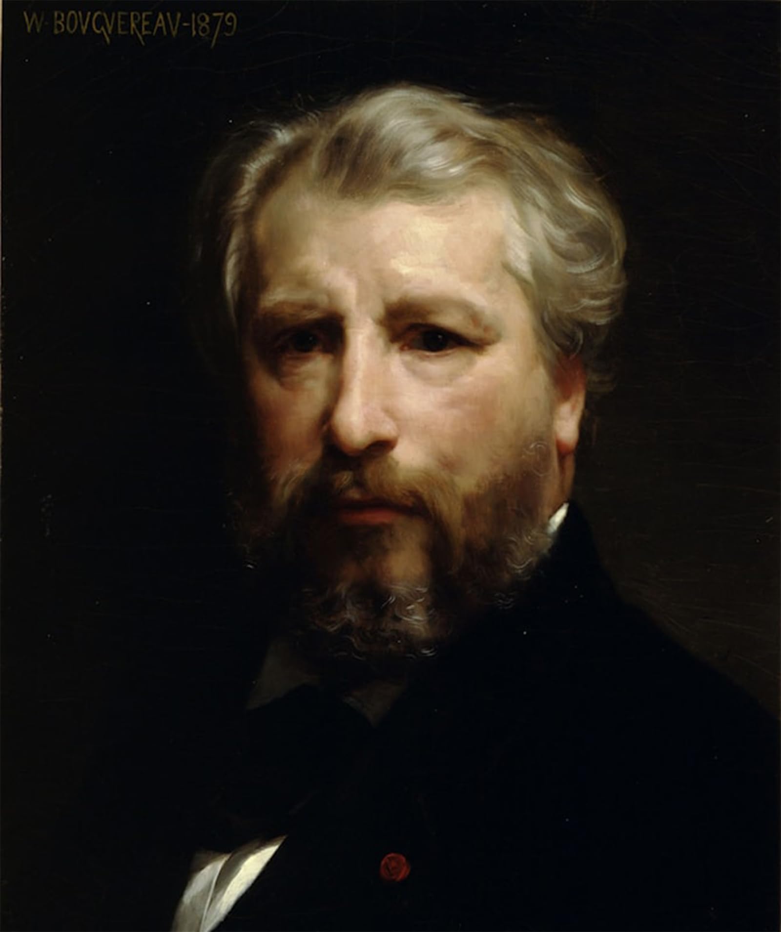 SERENDIPITP Vintage Picture Print on Canvas Wall Art Poster Portrait De L'artiste by William Adolphe Bouguereau Artwork Print Poster for Wall Decor 60x90cm
