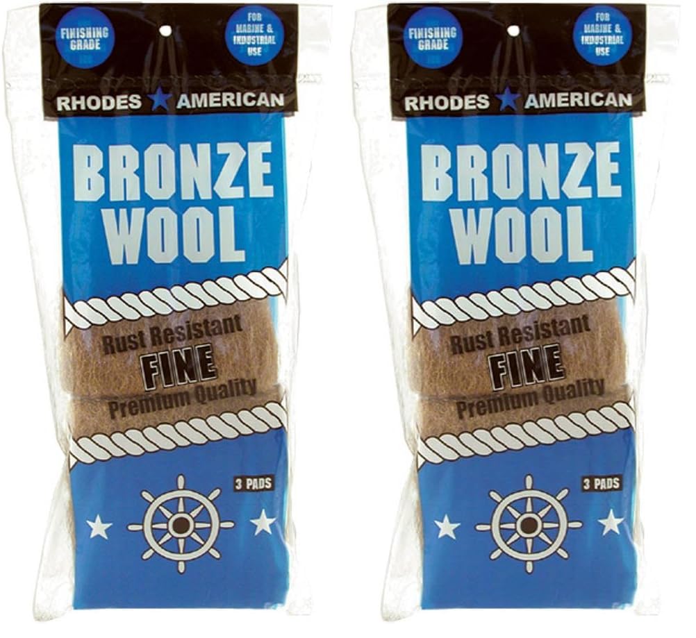Homax Fine Grade Bronze Wool, 3 pad (033873123002)