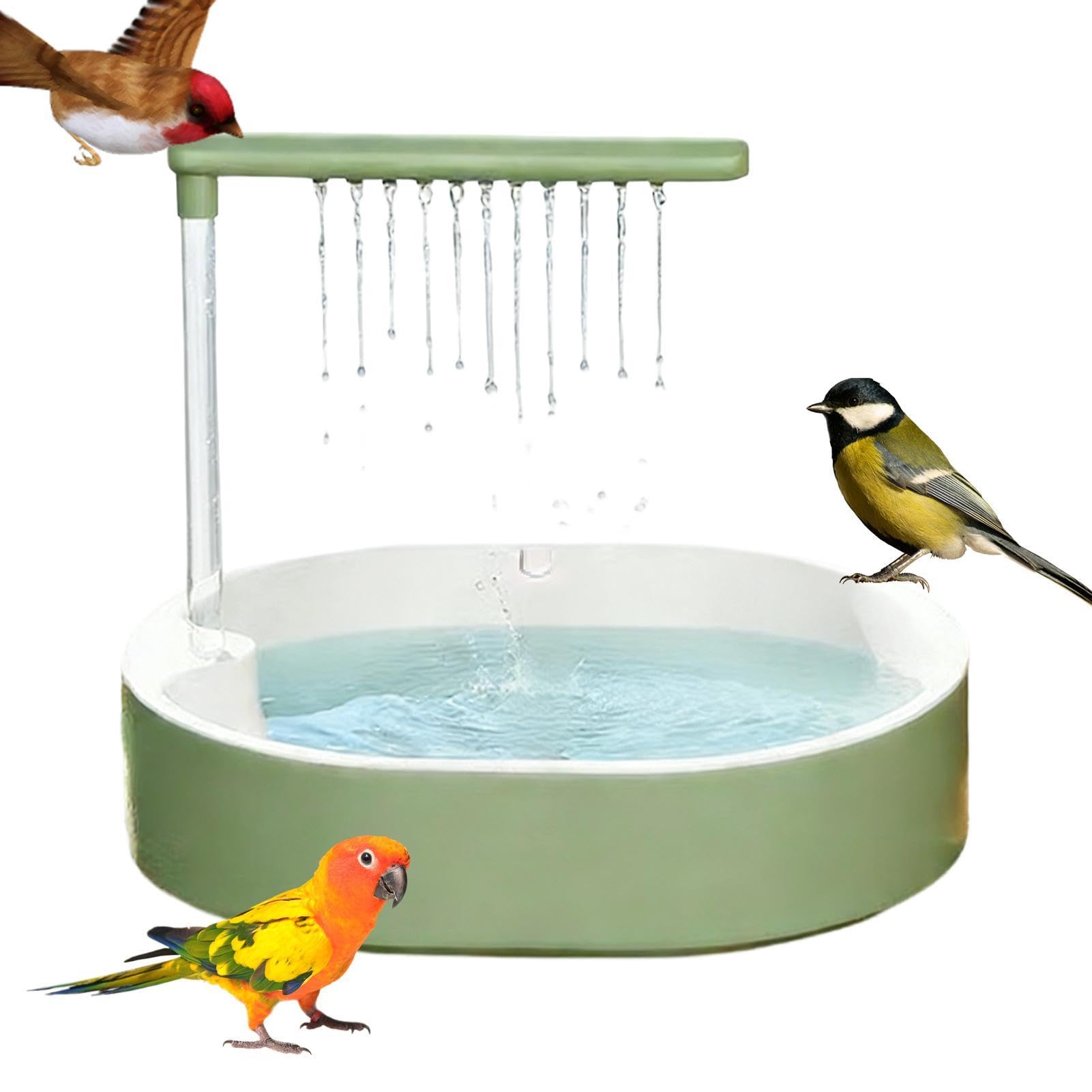 Generico Dusche für Wellensittiche | Badewanne für Käfig - Bad für Nymphensittiche Conuro Sittiche - für Wellensittiche Nymphensittiche Conuri Papageien Amazonas Haus Wohnung