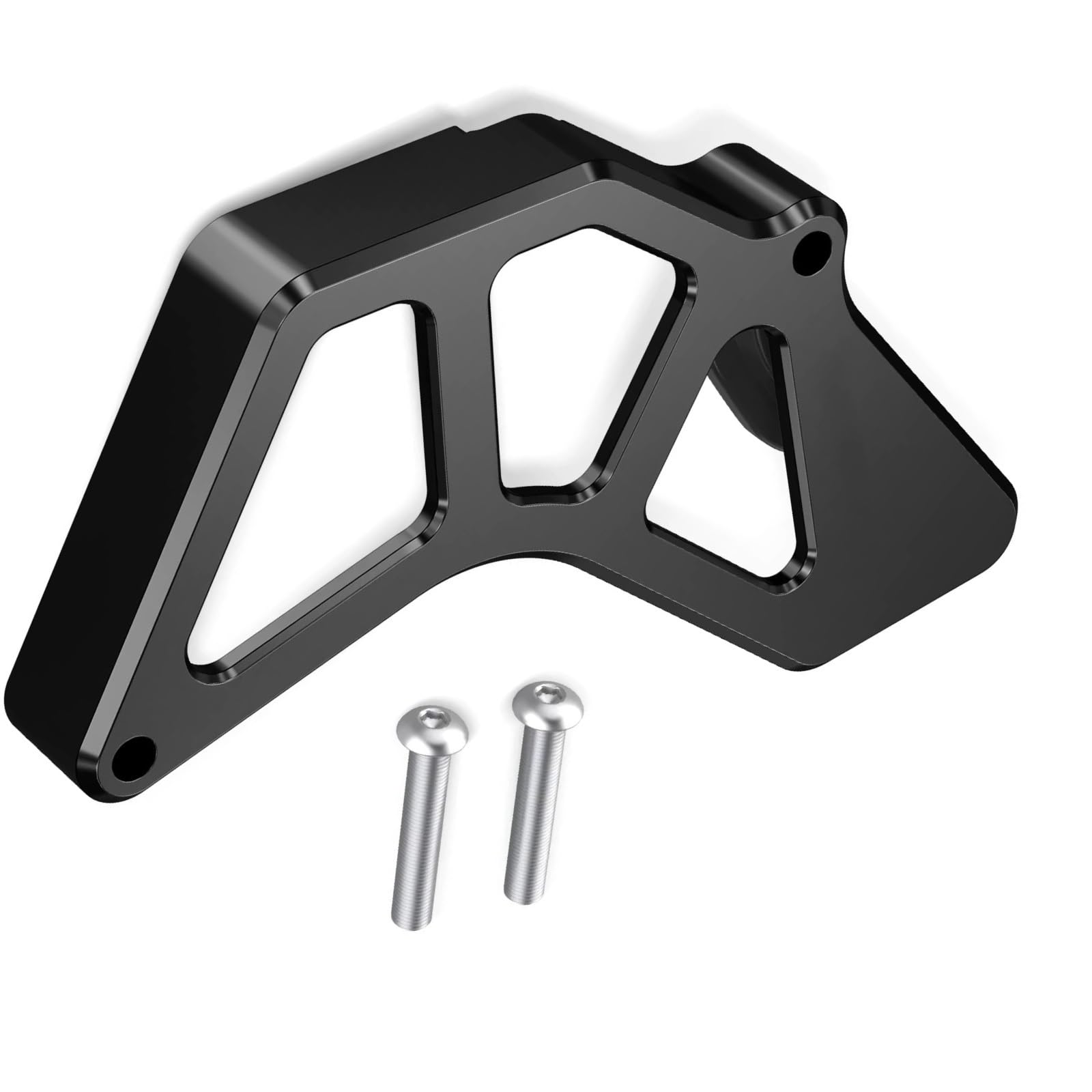 Copricatena per coperchio pignone moto per Yamaha per Raptor700R protettiva pignone moto | Aiuta a proteggere la zona della catena dagli impatti della ghiaia e dall'esposizione alla pioggia(Black)
