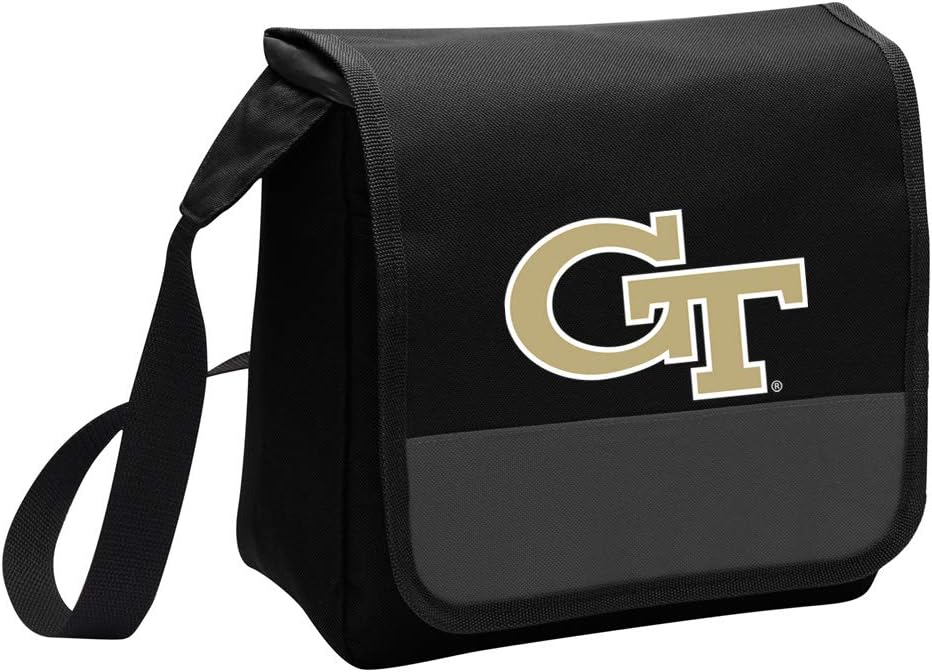 Broad Bay Georgia Tech Lunch Bag Shoulder GT Yellow Jackets Lunch Box
