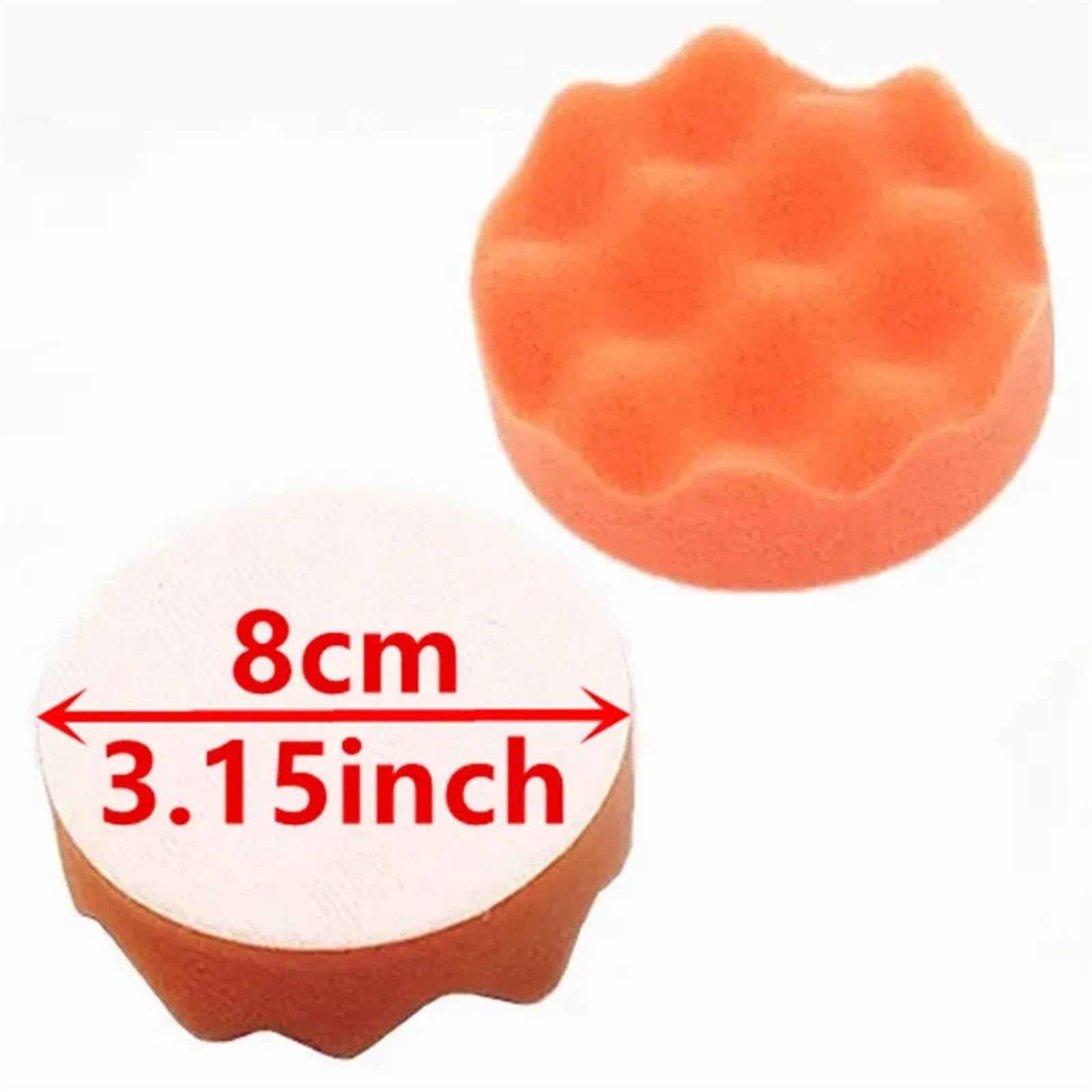 80mm Polierpads zum Grobpolieren von Wellschwamm 60 Stück 80mm