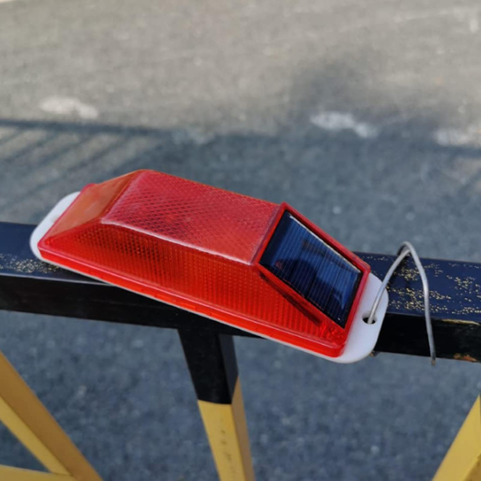 Luce Di Avvertimento Solare Esterna - Lampeggiante, Impermeabile IP54, Per Sicurezza Stradale - Foto 8