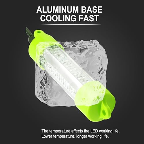 Miniatura 4 de 18 W 45 W DC 12 V verde IP68 impermeable aluminio superbrillante LED cebo de pescado muelle sumergible pesca submarina atractantes para por la noche