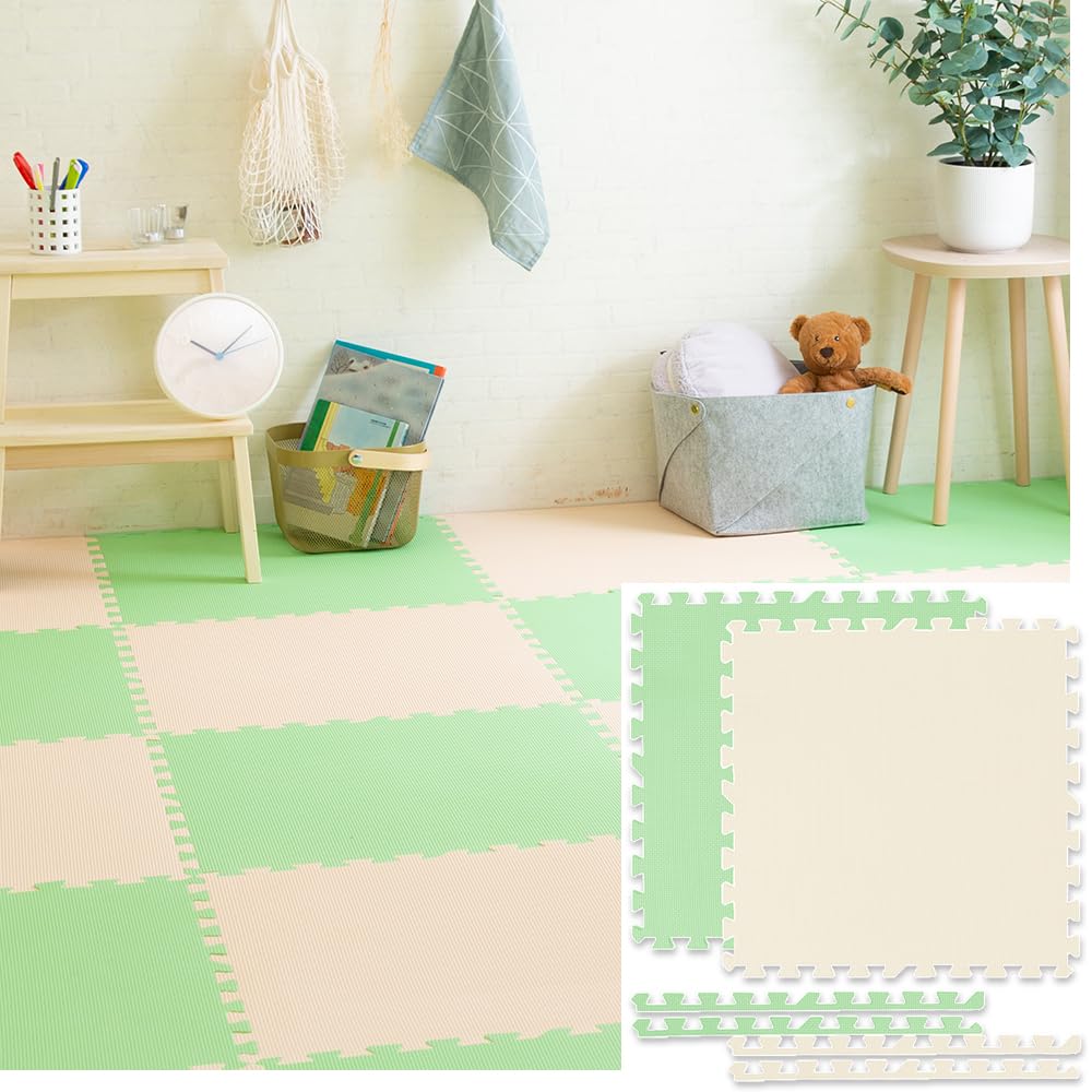 Amazon.co.jp: アイリスプラザ ジョイントマット 大判 3畳 60cm 10mm