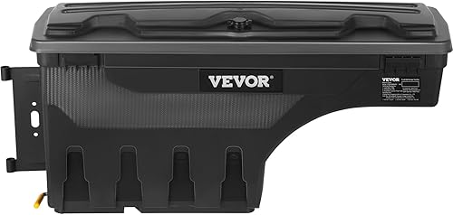 Miniatura 8 de VEVOR Caja de almacenamiento para caja de camión, funda oscilante para Chevrolet Silverado 1500 GMC Sierra 1500 2019-2020, lado del conductor, caja