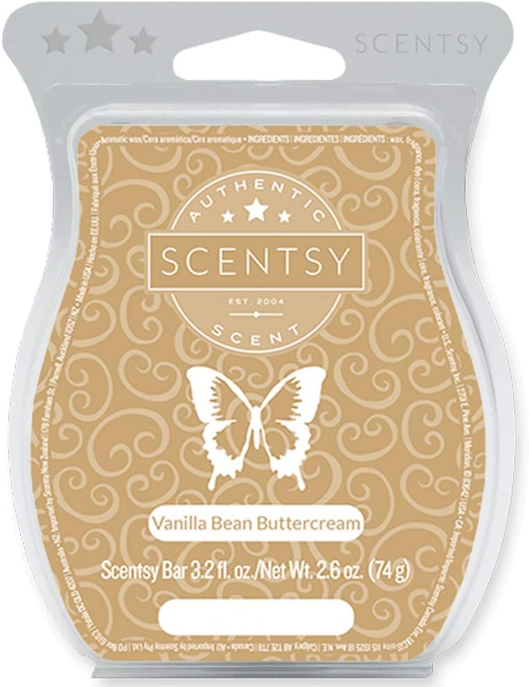 ScentsyVanilla-Bean-Buttercream Scented Wax, 3 Fl Oz