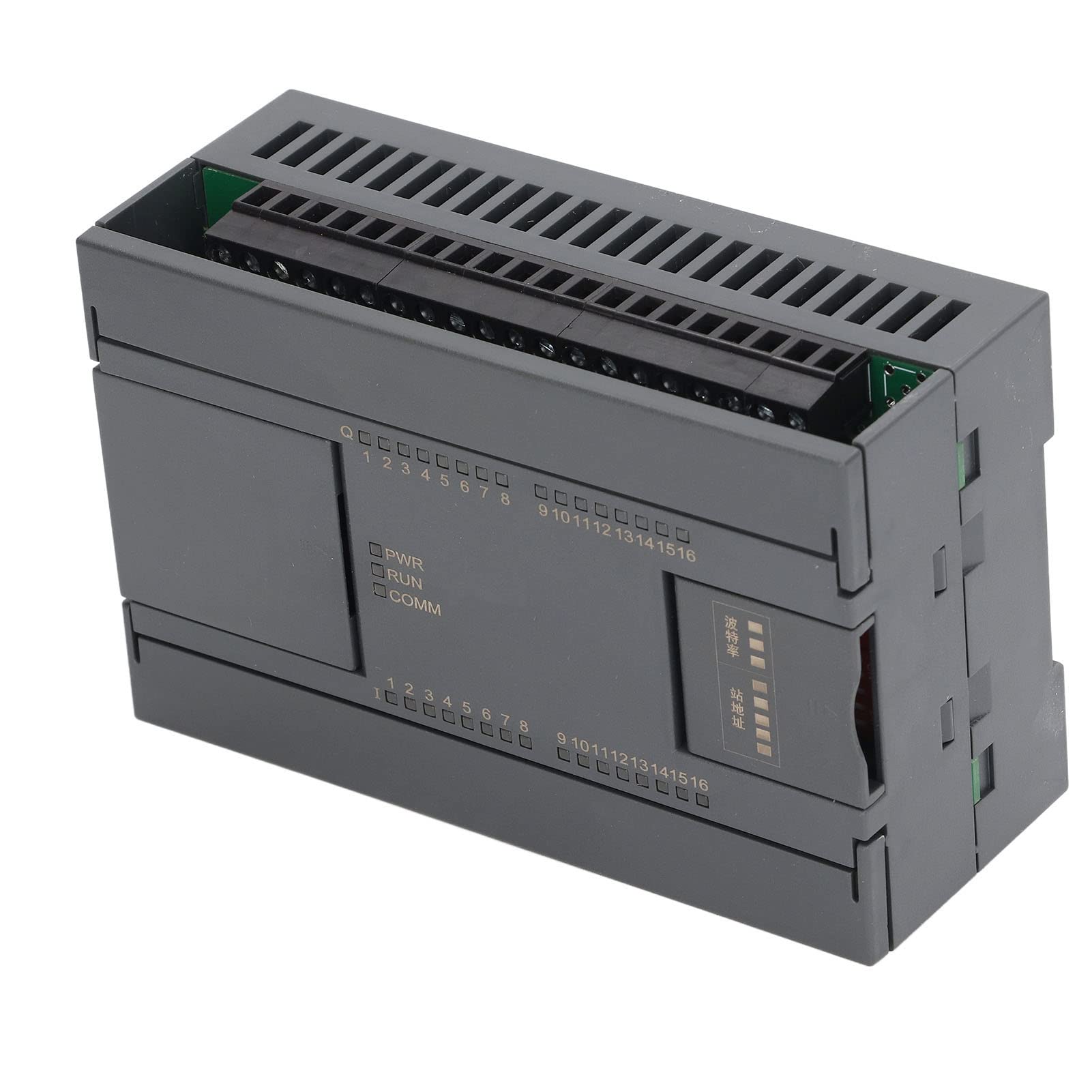 Módulo Controlador Lógico Programable Industrial - Nodo de Control de Adquisición de Señal - Placa de Control PLC con 16 Entradas 16 Salidas, Protocolo Esclavo CANopen y Puerto