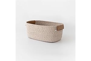 Multifaceted Small Rectangle Basket: Storage, Decor, and Pet Haven