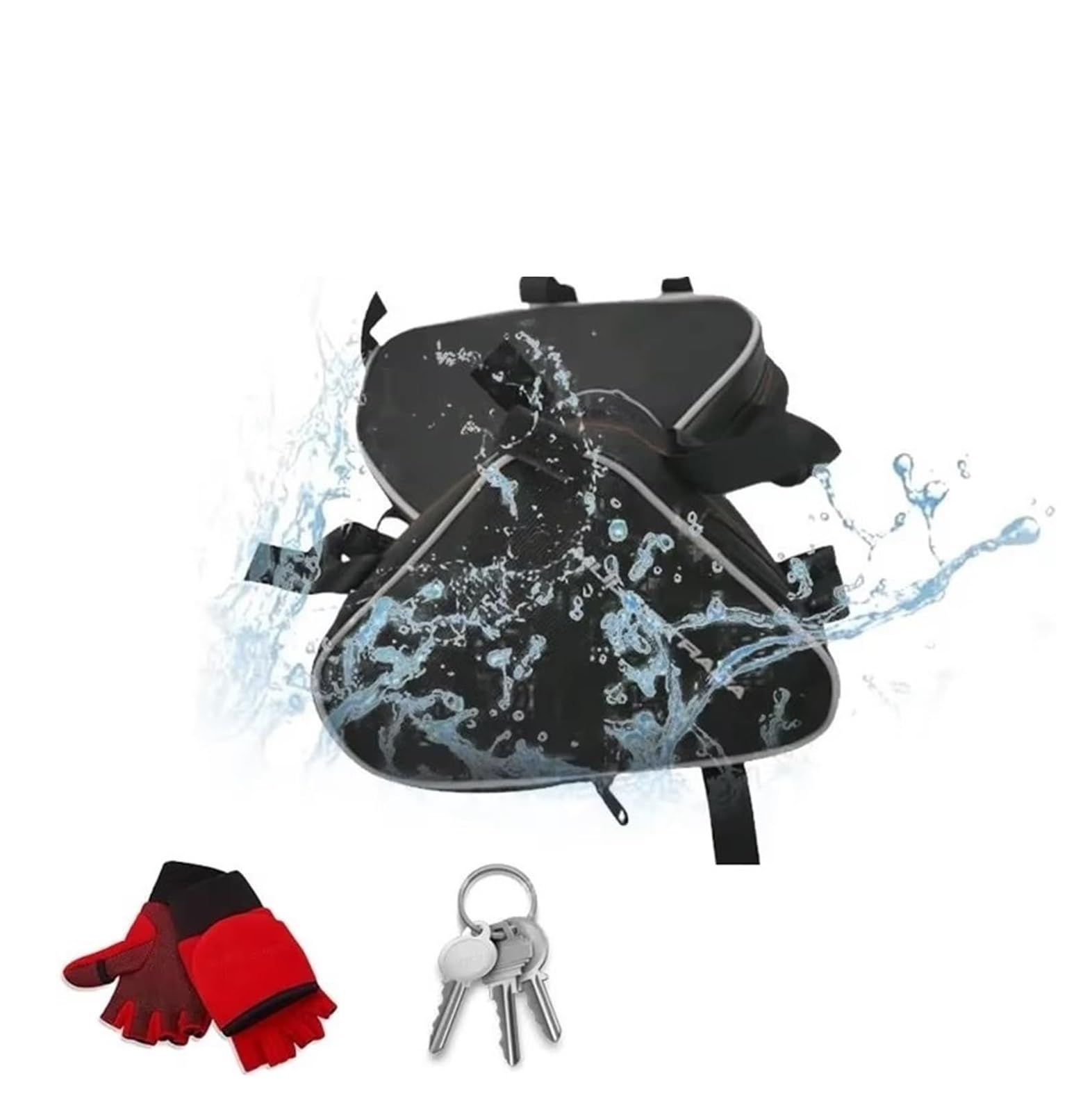 Moto Paraurti Borsa per Ducati per Multistrada 1200 Moto Riparazione Attrezzo Posizionamento Paraurti Telaio Pacchetto Cassetta degli Attrezzi Bagagli Sella Borsa