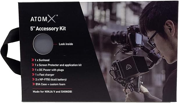 Atomos Shinobi 5-Inch HDMI 4K Monitor with Accessory Bundle (2 Items)