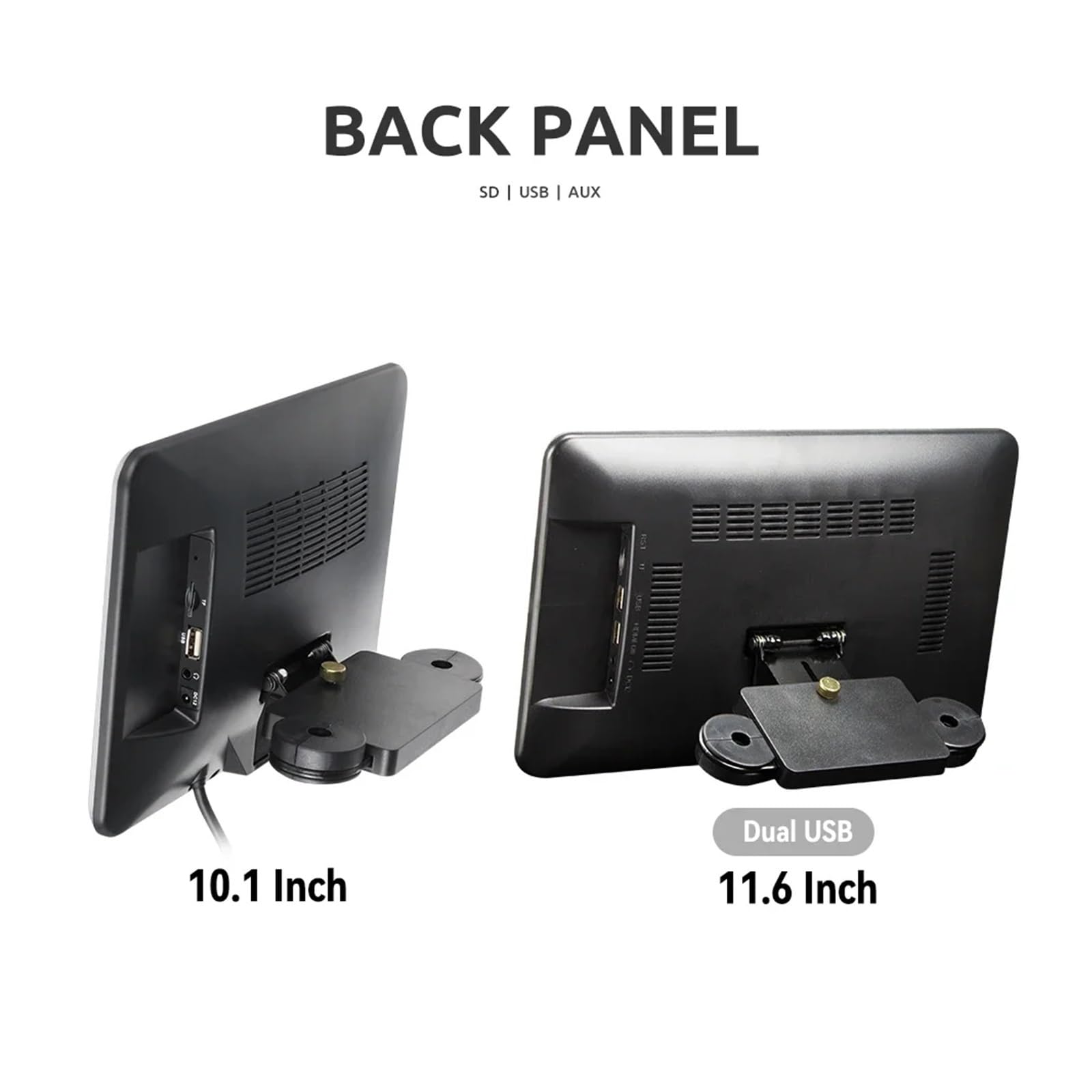 HD 11.6"/10.1 Inch Touchscreens Car Headrest Monitor 1080P Video Display Rear Seat MP5 Player Screen With BT/USB/SD/AV(10.1 inch)