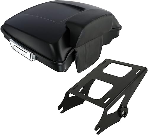 Miniatura 10 de XMT-MOTO Razor Tour Pack+almohadilla de respaldo + portaequipajes cromado para Harley Touring Road King, Road Glide, Street Glide, Electra Glide,